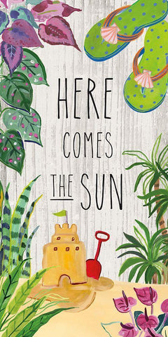 Tropical Home VI Black Ornate Wood Framed Art Print with Double Matting by Zaman, Farida