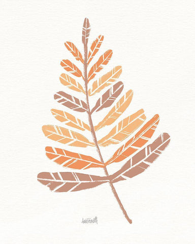 Botanical Sketches II Spice Black Ornate Wood Framed Art Print with Double Matting by Tavoletti, Anne