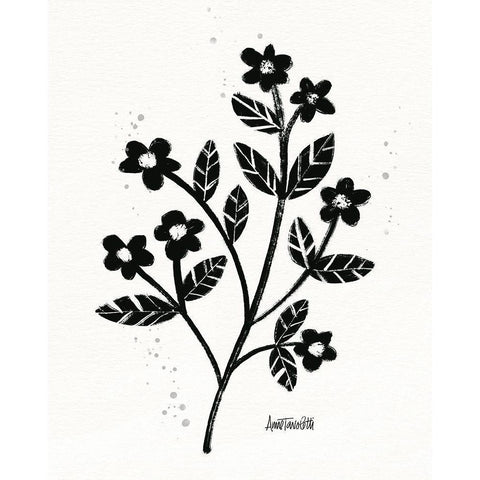 Bold Blooms III White Modern Wood Framed Art Print by Tavoletti, Anne