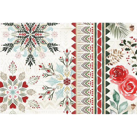 Winter Moment II Gold Ornate Wood Framed Art Print with Double Matting by June, Dina