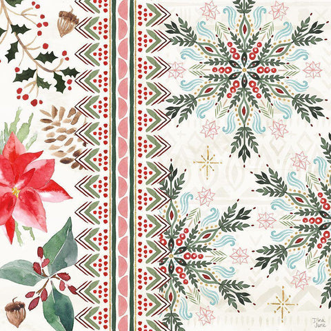 Winter Moment III Black Modern Wood Framed Art Print by June, Dina