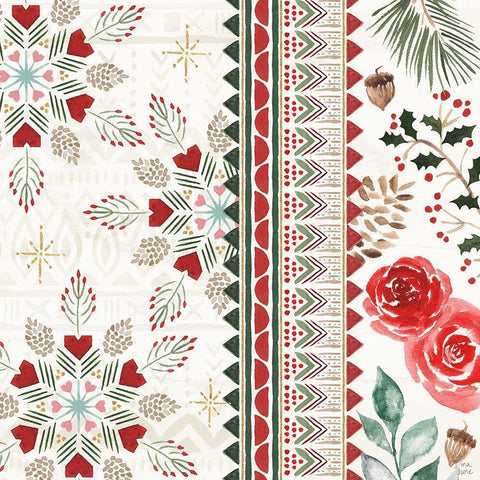 Winter Moment IV Black Modern Wood Framed Art Print by June, Dina