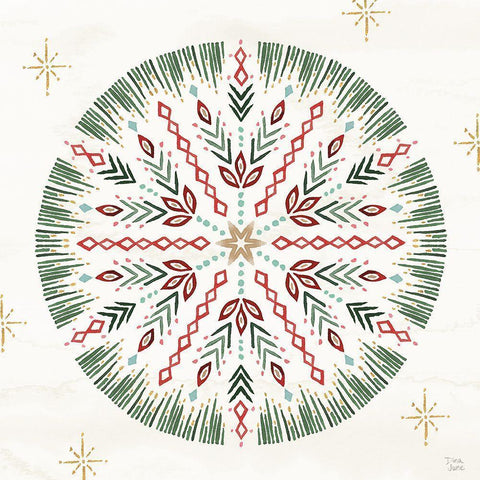 Winter Moment X Black Modern Wood Framed Art Print with Double Matting by June, Dina