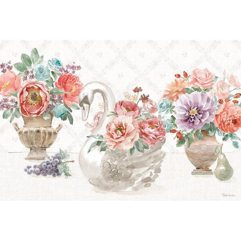 Timeless Romance I Black Modern Wood Framed Art Print by Grove, Beth