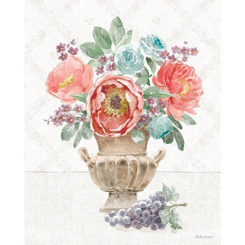 Timeless Romance II White Modern Wood Framed Art Print by Grove, Beth