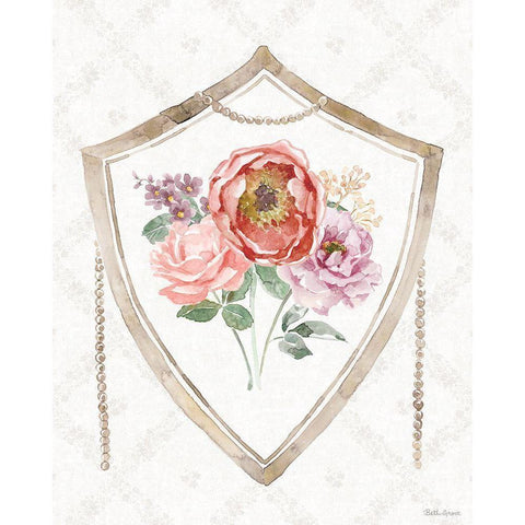 Timeless Romance VII White Modern Wood Framed Art Print by Grove, Beth