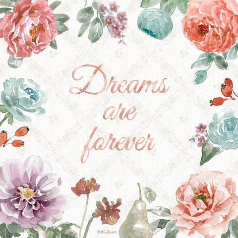 Timeless Romance VIII Gold Ornate Wood Framed Art Print with Double Matting by Grove, Beth