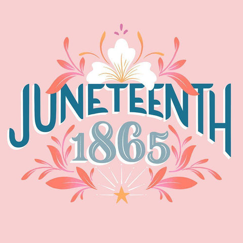 Juneteenth I White Modern Wood Framed Art Print with Double Matting by Graham, Gia