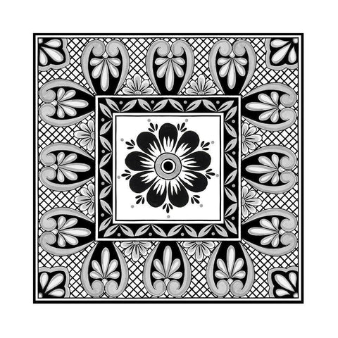 Talavera I Black Modern Wood Framed Art Print by Green, Nancy