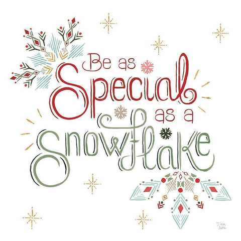 Winter Moment VII on White Black Modern Wood Framed Art Print with Double Matting by June, Dina