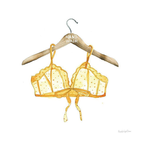 Hand Wash I Gold Ornate Wood Framed Art Print with Double Matting by Charro, Mercedes Lopez