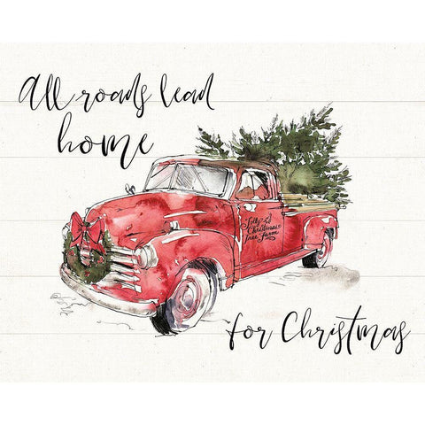 Soft Season All Roads Black Modern Wood Framed Art Print with Double Matting by Tavoletti, Anne