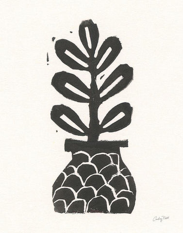 Planted IV Black Ornate Wood Framed Art Print with Double Matting by Prahl, Courtney