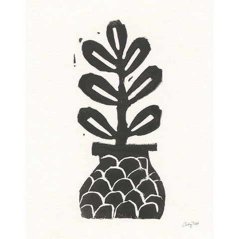 Planted IV Black Modern Wood Framed Art Print with Double Matting by Prahl, Courtney