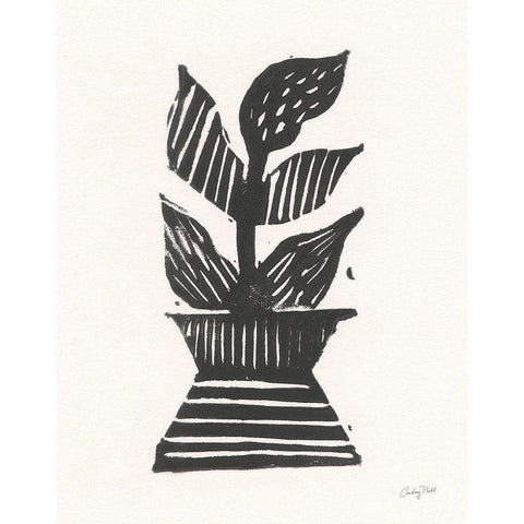 Planted IX Black Modern Wood Framed Art Print by Prahl, Courtney