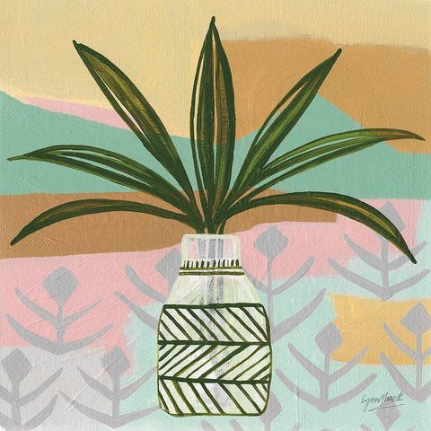 Delight Black Modern Wood Framed Art Print by Mack, Lynn