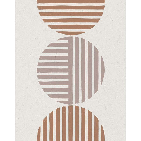 Progression I Gold Ornate Wood Framed Art Print with Double Matting by Hershey, Moira
