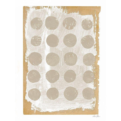 Gray Collage I White Modern Wood Framed Art Print by Horn, Laura