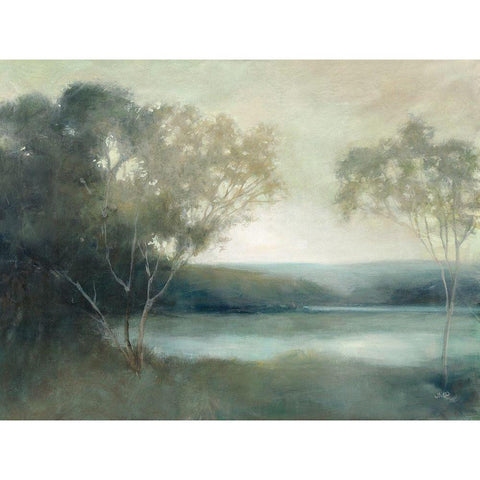 Early Lake White Modern Wood Framed Art Print by Purinton, Julia