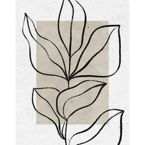 Color Block Balance II White Modern Wood Framed Art Print by Thorns, Becky
