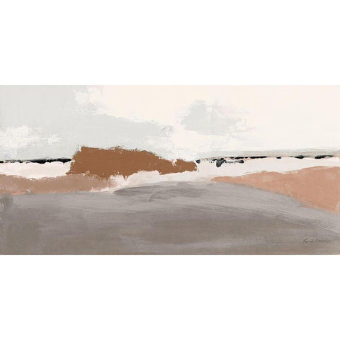 Modern Cashmere White Modern Wood Framed Art Print by Munger, Pamela