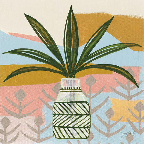 Cashmere Delight White Modern Wood Framed Art Print by Mack, Lynn