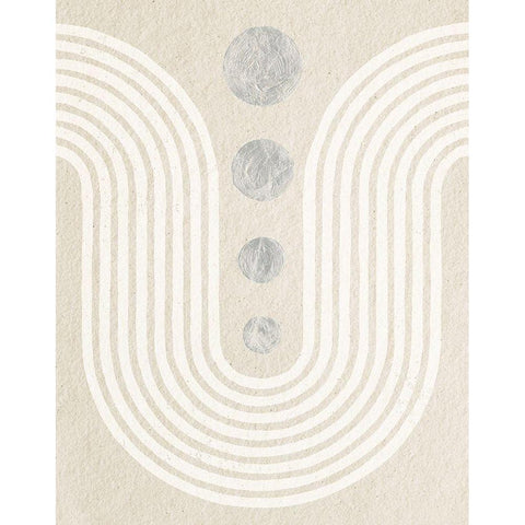 Good Vibrations II Neutral White Modern Wood Framed Art Print by Hershey, Moira