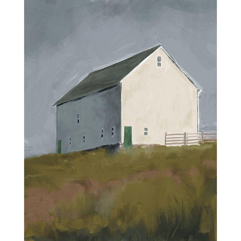 White Barn I Black Modern Wood Framed Art Print by Tavoletti, Anne