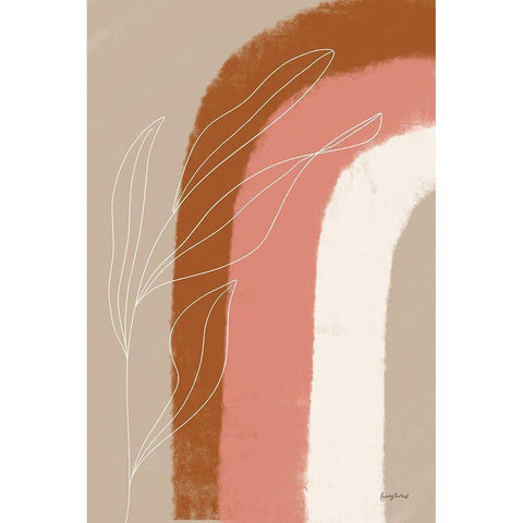 Desert Sunrise V Black Modern Wood Framed Art Print by Thorns, Becky