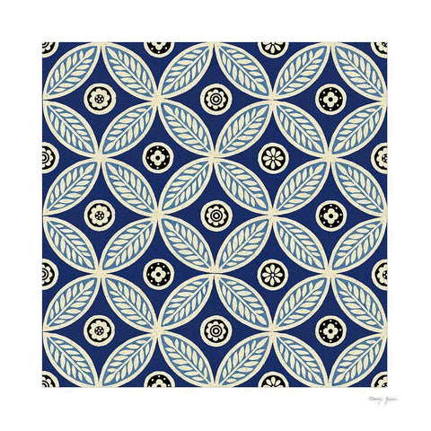 Artisan Tile IV White Modern Wood Framed Art Print by Green, Nancy