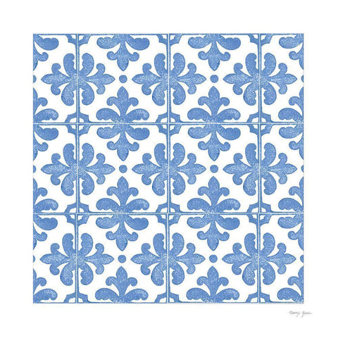 Artisan Tile XI White Modern Wood Framed Art Print by Green, Nancy