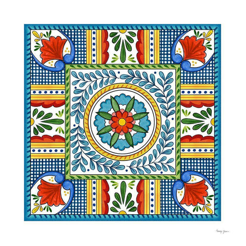 Seville I White Modern Wood Framed Art Print by Green, Nancy