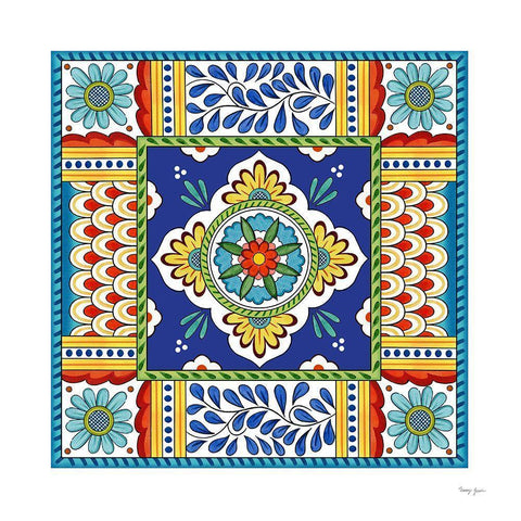 Seville IV Black Modern Wood Framed Art Print with Double Matting by Green, Nancy