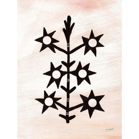 Star Grass White Modern Wood Framed Art Print by Mack, Lynn