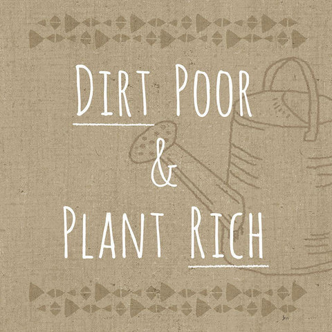 Homegrown VIII Sq Gold Ornate Wood Framed Art Print with Double Matting by Aiken, Jess