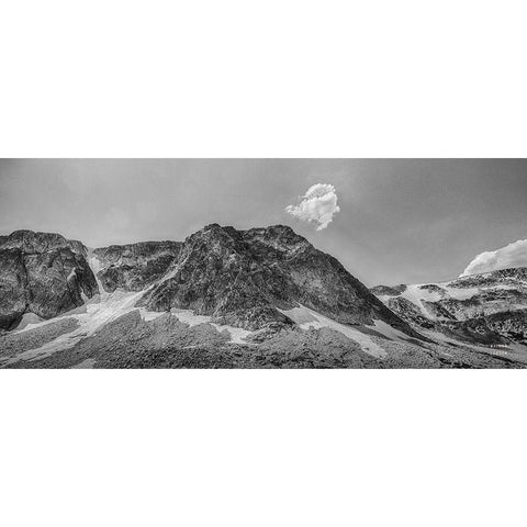Wyoming White Modern Wood Framed Art Print by Larson, Nathan