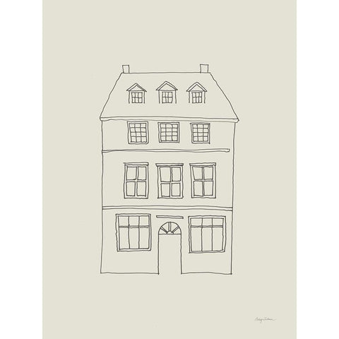 Buildings of London IV Black Modern Wood Framed Art Print with Double Matting by Tillmon, Avery