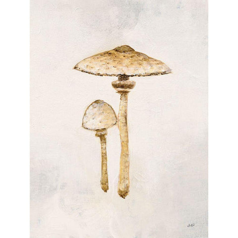 Woodland Mushroom I Black Modern Wood Framed Art Print with Double Matting by Purinton, Julia