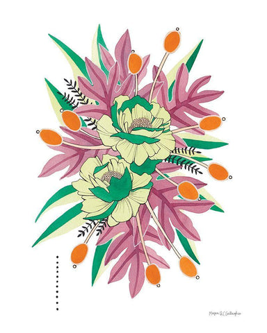 Social Change White Modern Wood Framed Art Print with Double Matting by Gallagher, Megan