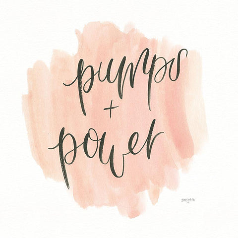 Girl Boss I White Modern Wood Framed Art Print with Double Matting by Jackson, Jenaya