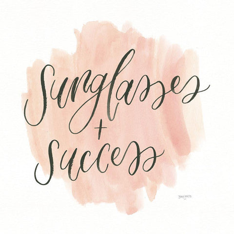 Girl Boss IV White Modern Wood Framed Art Print with Double Matting by Jackson, Jenaya