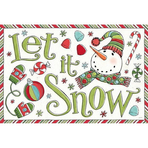 Holiday Whimsy I Black Modern Wood Framed Art Print by Tavoletti, Anne