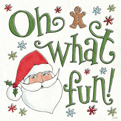 Holiday Whimsy VI Black Modern Wood Framed Art Print by Tavoletti, Anne