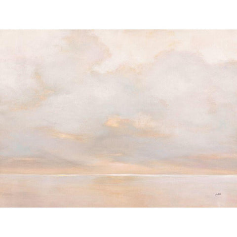 Glint on the Horizon No Pink Gold Ornate Wood Framed Art Print with Double Matting by Purinton, Julia