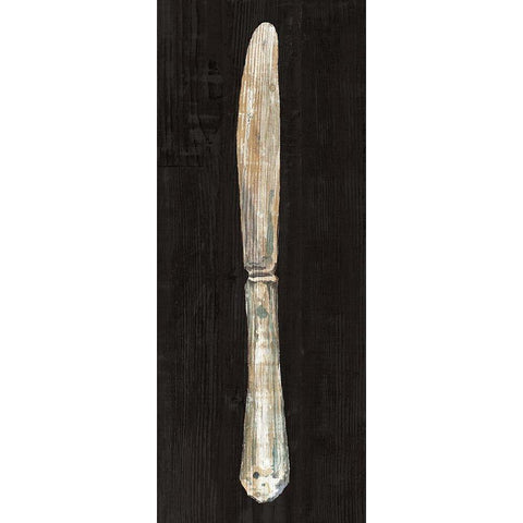 Setting the Table III White Modern Wood Framed Art Print by Wild Apple Portfolio