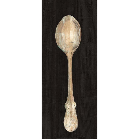 Setting the Table IV Black Modern Wood Framed Art Print with Double Matting by Wild Apple Portfolio