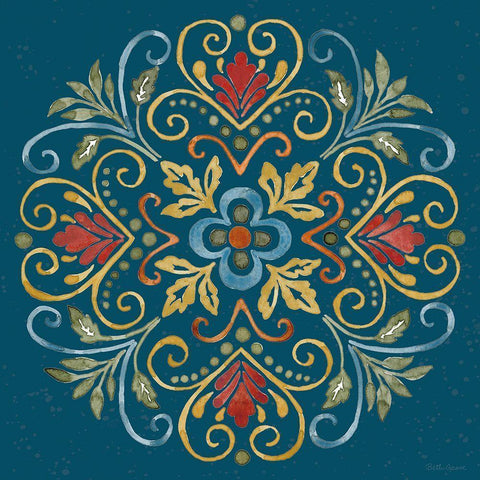 Mediterranean Motif VII Black Modern Wood Framed Art Print by Grove, Beth