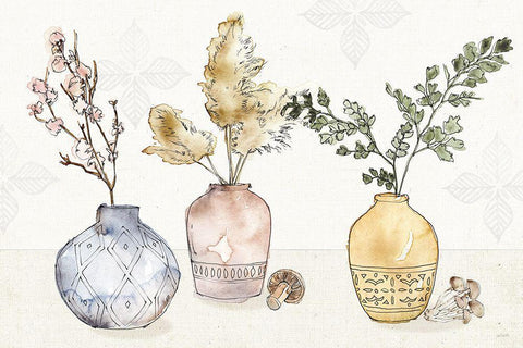 Fresh Farmhouse I White Modern Wood Framed Art Print with Double Matting by Tavoletti, Anne