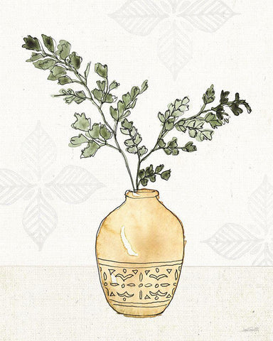 Fresh Farmhouse II Black Ornate Wood Framed Art Print with Double Matting by Tavoletti, Anne