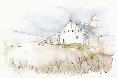 Fresh Farmhouse IX White Modern Wood Framed Art Print with Double Matting by Tavoletti, Anne